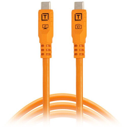 Tether Tools Tether Pro Optima 10G USB-C to USB-C 3m Bağlantı Kablosu ( CUC10G2-ORG )