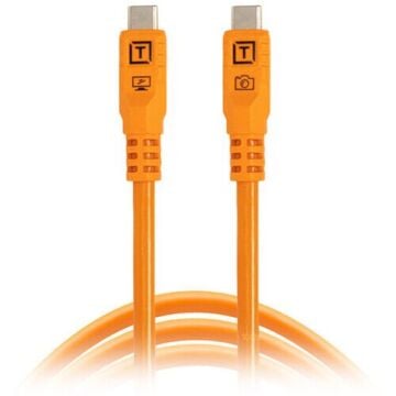Tether Tools Tether Pro Optima 10G USB-C to USB-C 1.8m Bağlantı Kablosu ( CUC06G2-ORG )