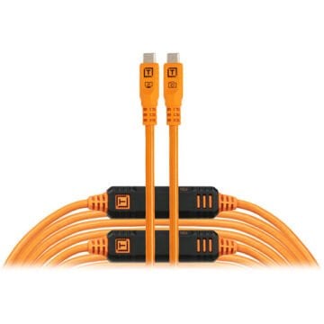 Tether Tools Tether Pro Optima 10G USB-C to USB-C 9.4m Bağlantı Kablosu ( CUC31G2-ORG )