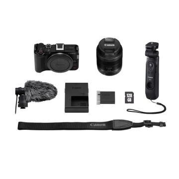 Canon EOS R50 V Content Creator Kit (128 GB Kart Dahil)