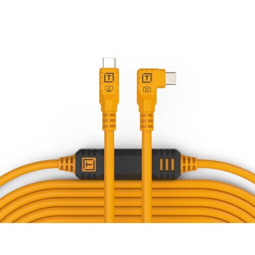 Tether Tools Tether Pro USB-C to USB-C 9.4m Dik Açılı Bağlantı Kablosu ( CUC31RT2-ORG )