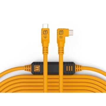 Tether Tools Tether Pro USB-C to USB-C 9.4m Dik Açılı Bağlantı Kablosu ( CUC31RT2-ORG )