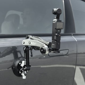 Movmax Blade Arm (DJI Pocket 3 / Insta360 X5 - X4 - X3) Smartphone ve Aksiyon Kameraları için Araç Bağlantı Seti