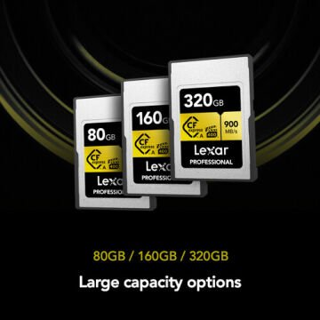 Lexar 320GB Professional CFexpress Type A Card GOLD Series Fiyatı