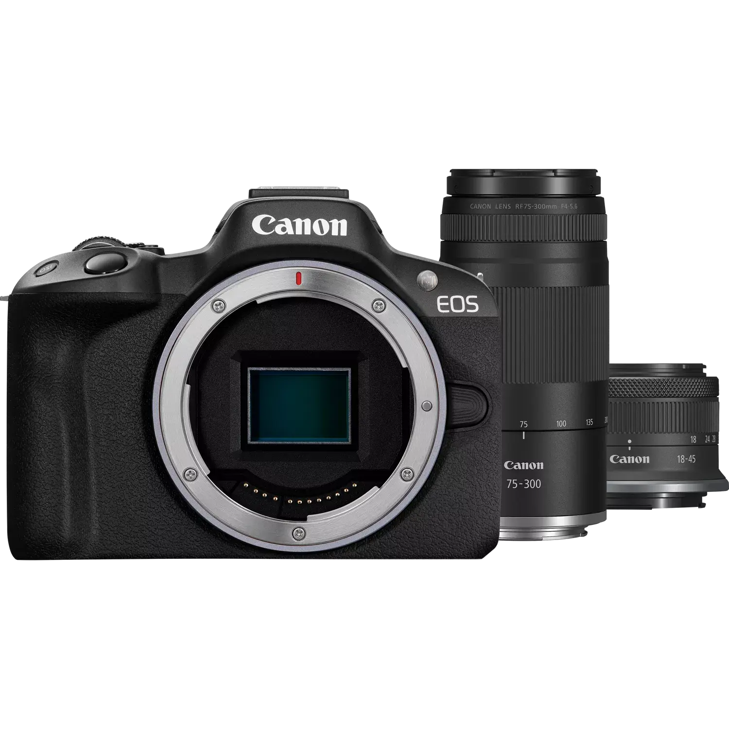 Canon EOS R50 RF-S 18-45mm + 75-300mm Lens Kit