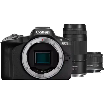 Canon EOS R50 RF-S 18-45mm + 75-300mm Lens Kit