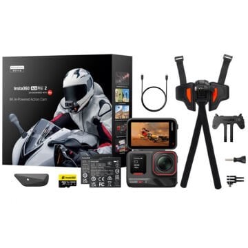Insta360 Ace Pro 2 Motorcycle Bundle (128GB Hafıza Kartı Dahil)