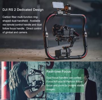 Tilta Advanced Ring Grip for Compatible with  DJI RS2/RS3 pro Travel Kit  ( TGA-ARG-TK )