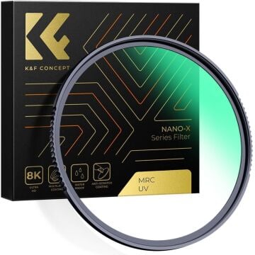 K&F Concept 86mm NANO-X MCR-UV 28 Çok Katmanlı Kaplamaya sahip  Koruma Filtresi 8K Ultra HD
