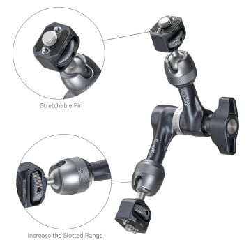 SmallRig 4899 Rosette Magic Arm (7'') 3/8”-16 ARRI Konumlandırma Vidası