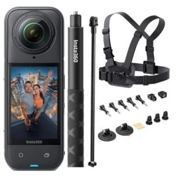 Insta360 X5 Aksiyon Kamera Kayak Kiti | Kayak ve Kış Sporları Aksesuar Seti