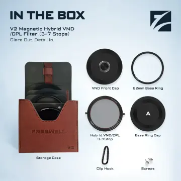 Freewell V2 SERIES MAGNETIC HYBRID VND/CPL 3-7 STOPS FILTER 82MM