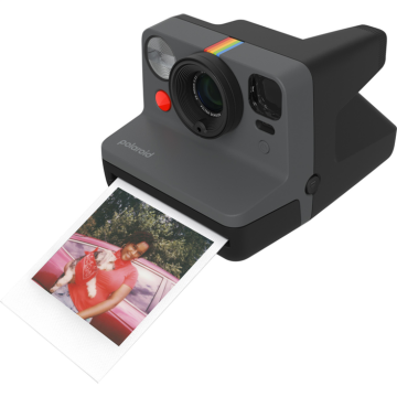 Polaroid Now Gen 3 i-Type Instant Kamera (Black) + 8'li Color Film Bundle
