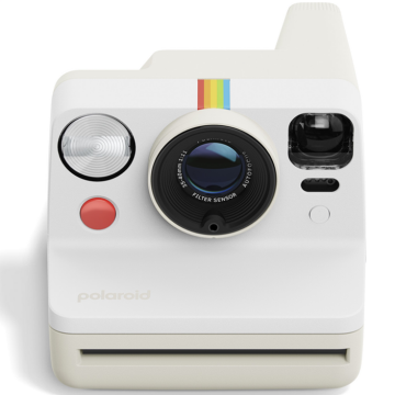 Polaroid Now Gen 3 i-Type Instant Kamera (Pebble White) + 8'li Color Film Bundle