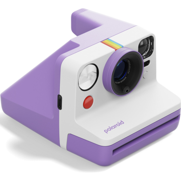 Polaroid Now Gen 3 i-Type Instant Kamera (Purple) + 8'li Color Film Bundle