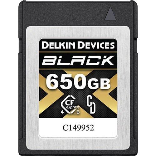 Delkin Black CF Express Type B 650GB 4.0 Hafıza Kartı (Okuma:3530 - Yazma:3250)