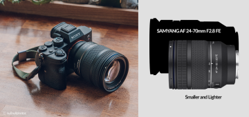 Samyang AF 24-60mm F2.8 FE Schneider Lens | Sony E Full Frame Uyumlu | Kompakt Zoom Lens