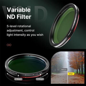 Ulanzi MagFilter 1-5 Stop Variable ND Filtre