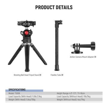 Neewer TS006 Çok Fonksiyonlu Mobil Tripod