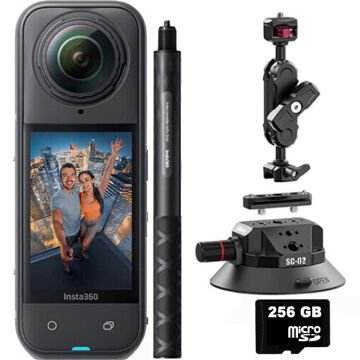 Insta360 X5 Araç Kiti | 8K 360° Aksiyon Kamera + Araç Montaj Seti