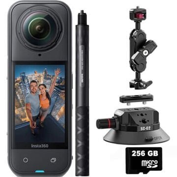 Insta360 X5 Araç Kiti | 8K 360° Aksiyon Kamera + Araç Montaj Seti