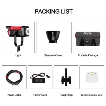 GVM Pro SD300C RGB & Bi-Color LED Video Işığı