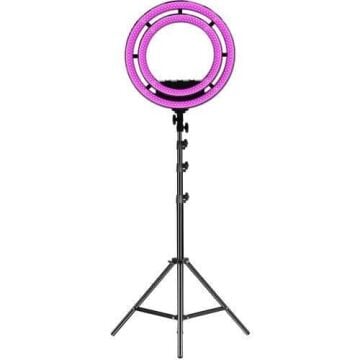 GVM Bi-Color & RGB LED Soft Double Ring Light (18'')