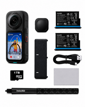 Insta360 X6 360° Aksiyon Kamerası Essentials Bundle + 1 TB MicroSD Hafıza Kartı