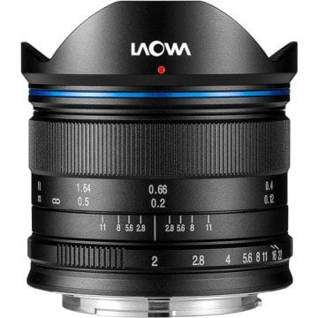Laowa 7.5mm f/2 MFT Lens(Standard Siyah)