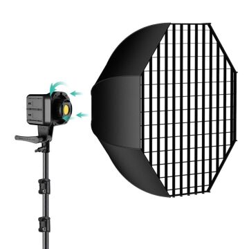 GVM SD80D Bi-Color LED Video Işığı Ayaklı Softbox Set