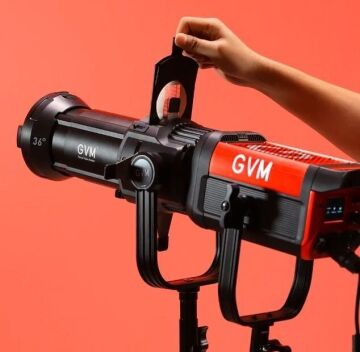 GVM 36° Optik Snoot (10'lu Gobo Seti ve Tutucusu Dahil)