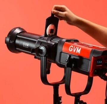 GVM 36° Optik Snoot (10'lu Gobo Seti ve Tutucusu Dahil)