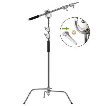 GVM C360 320cm C-Stand & Grip Arm Kit(225cm) (Çelik)