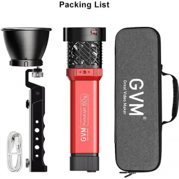 GVM PD60B 60W Bi-Color Dahili Akülü LED Işık