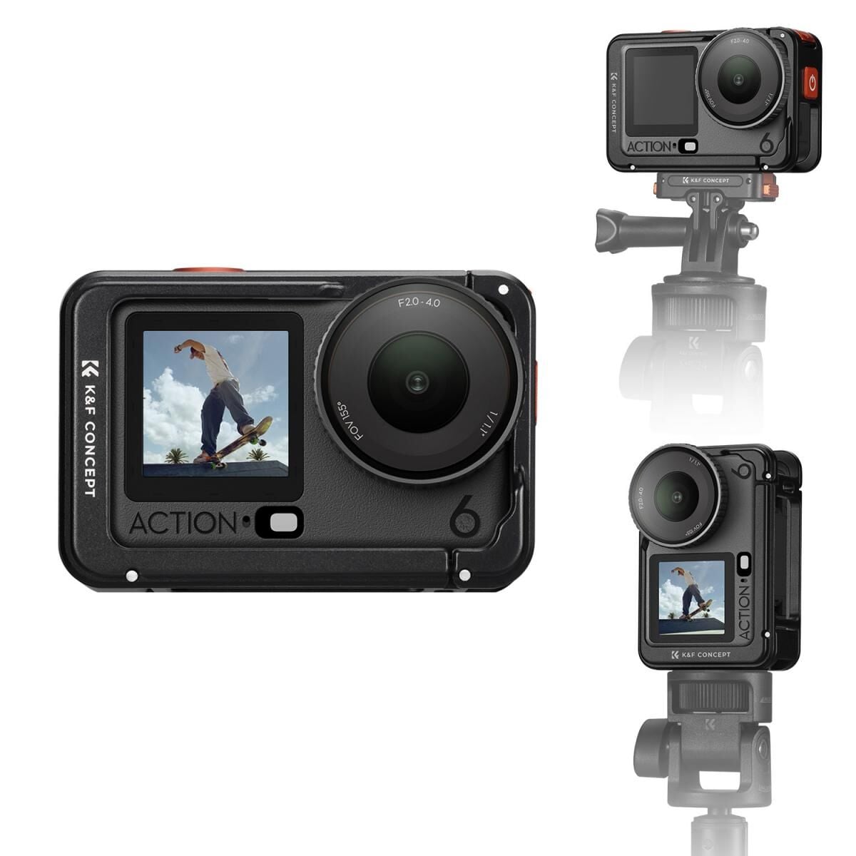 K&F Concept Dji Osmo Action 6 İçin Sokak Fotoğrafçılığı Kafesi