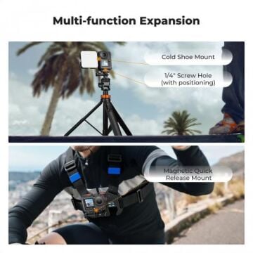 K&F Concept Dji Osmo Action 6 İçin Sokak Fotoğrafçılığı Kafesi