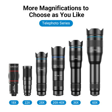 Apexel 20-40X  Telefoto Zoom Lens Kiti