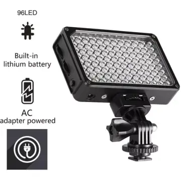 GVM 5S Bi-Color Kamera Üstü Dahili Akülü Mobil Led Işık (12x8cm)