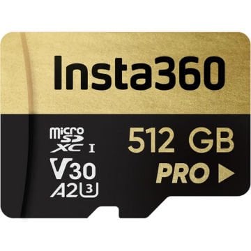 Insta360 512GB MicroSDXC V30 Pro Hafıza Kartı | Yüksek Hızlı Depolama