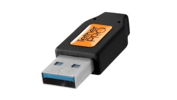 TetherPro USB 3.0 to Micro-B 30 cm Bağlantı Kablosu (CU5404BLK)