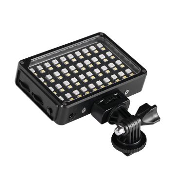 GVM 7S RGB Kamera Üstü Dahili Akülü Mobil Led Işık (12x8cm)