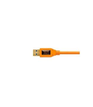 TetherPro USB 3.0 to Micro-B Right Angle Dik Açılı 4.6 m Bağlantı Kablosu (CU61RT15ORG)