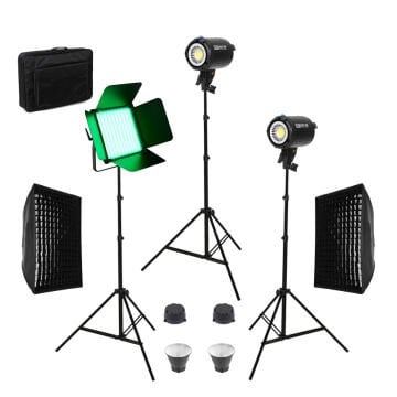 GDX Panel RGB'li Led Video Işık Seti - HD60