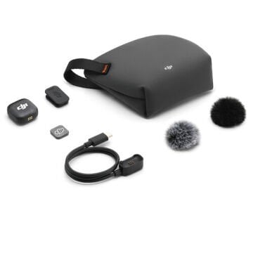 DJI Mic 3 Dahili Mikrofonlu Klipsli Verici/Kaydedici