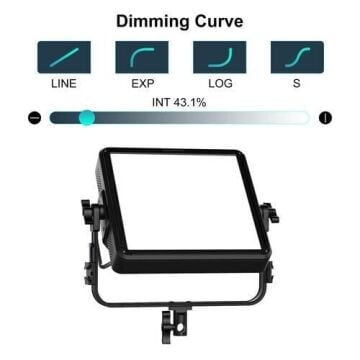 GVM YU150R 150W RGB LED Panel Işık (Hardcase)