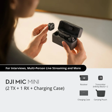DJI Osmo Pocket 3 Vlog Combo (DJI Mic Mini İki Kişilik)