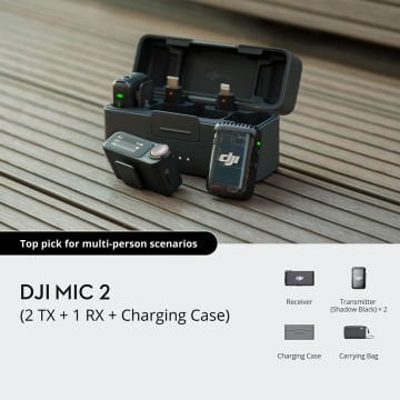DJI Osmo Pocket 3 Vlog Combo (DJI Mic 2 İki Kişilik)
