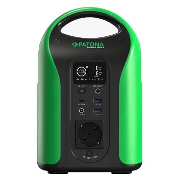PATONA 9990 Premium Taşınabilir Güç İstasyonu 300 / 300W 283Wh USB5V/3A DC12V/5A  AC220V