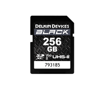 Delkin Black 256GB UHS-II SD U3 V90 Hafıza Kartı