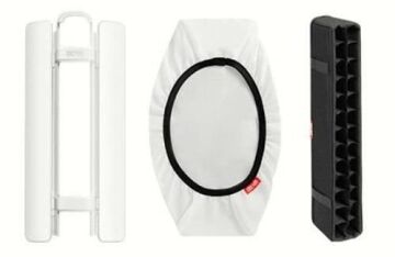 Zhiyun Fiveray F100 Aksesuar Kit (Barndoors+Diffuser+Grid) White